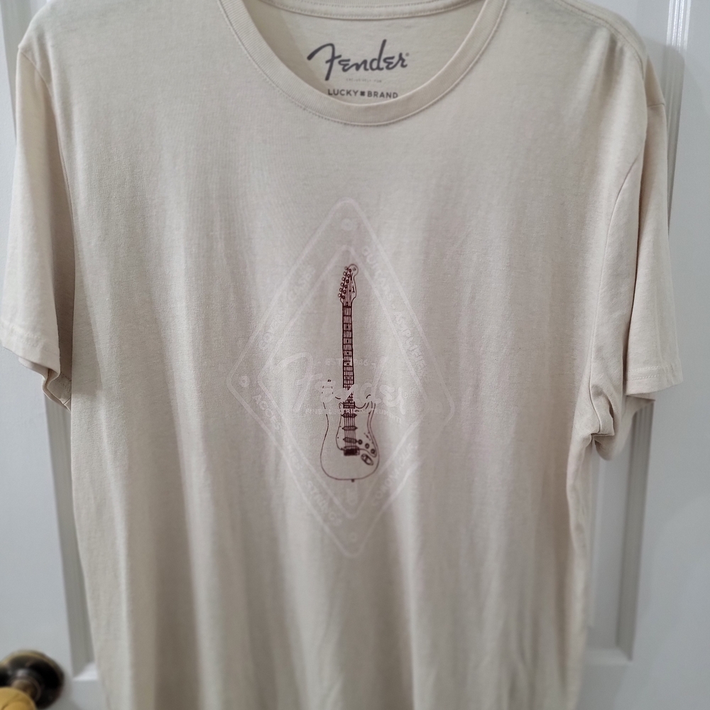 Lucky Brand Cream T-Shirt for Men